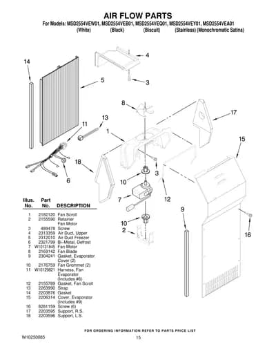 AIR FLOW PARTS