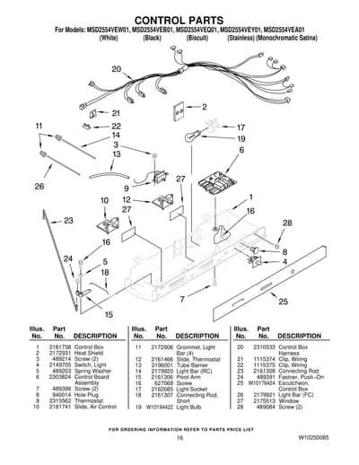 CONTROL PARTS