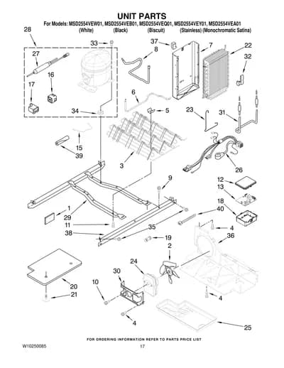 UNIT PARTS