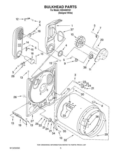 BULKHEAD PARTS