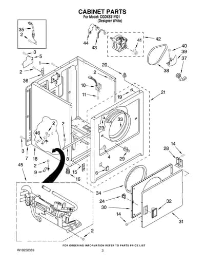 CABINET PARTS