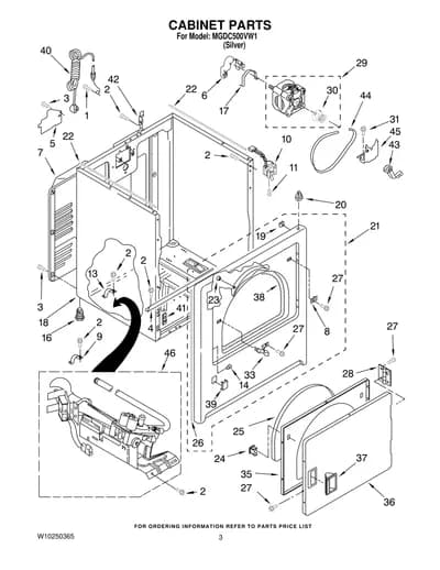 CABINET PARTS