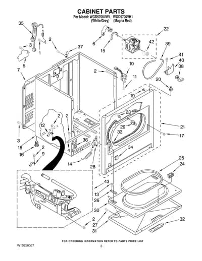 CABINET PARTS