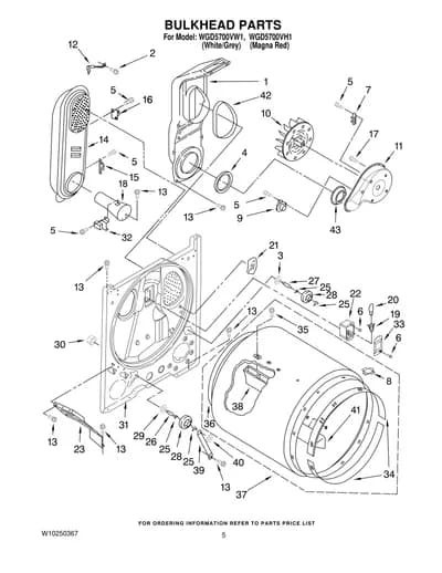 BULKHEAD PARTS