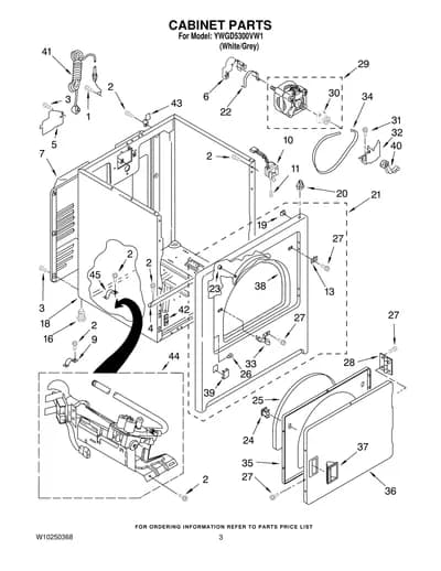 CABINET PARTS