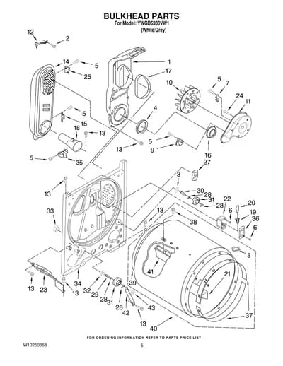 BULKHEAD PARTS