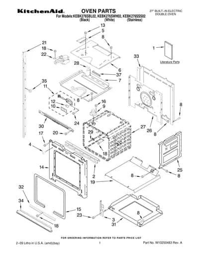 OVEN PARTS