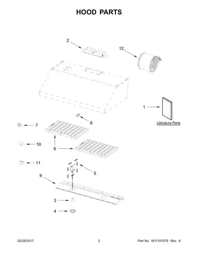 HOOD PARTS