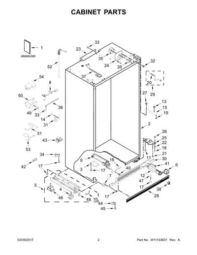 CABINET PARTS
