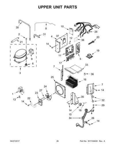 UPPER UNIT PARTS