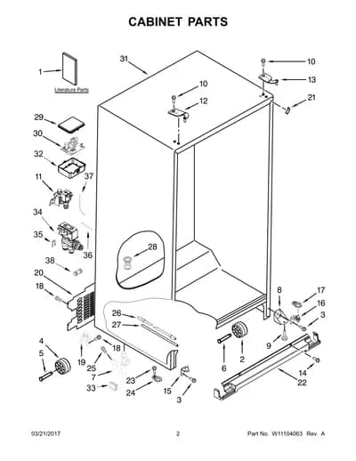 CABINET PARTS