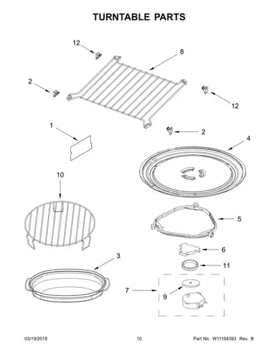 TURNTABLE PARTS