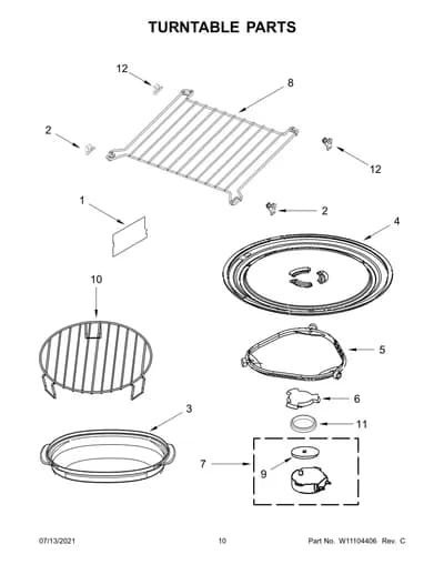 TURNTABLE PARTS