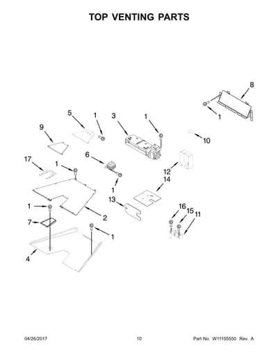 TOP VENTING PARTS