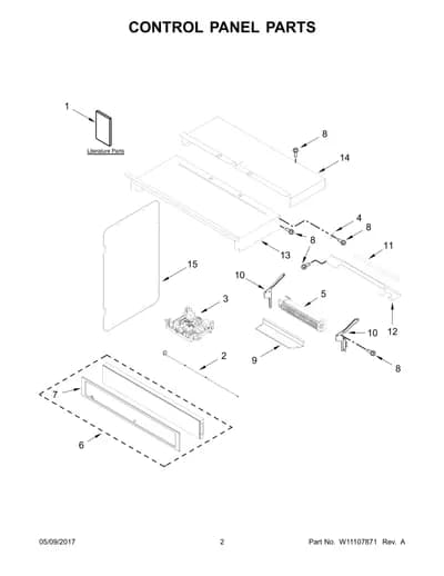 CONTROL PANEL PARTS