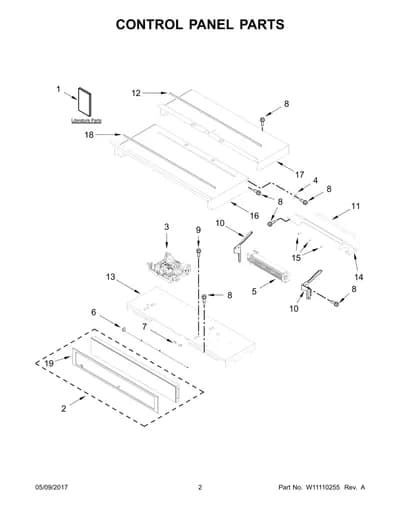 CONTROL PANEL PARTS
