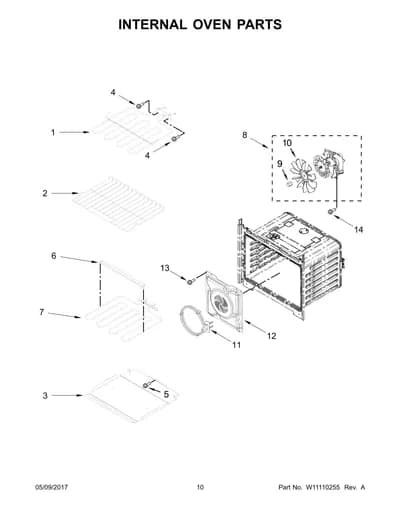 INTERNAL OVEN PARTS
