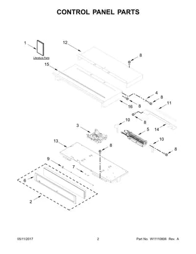CONTROL PANEL PARTS