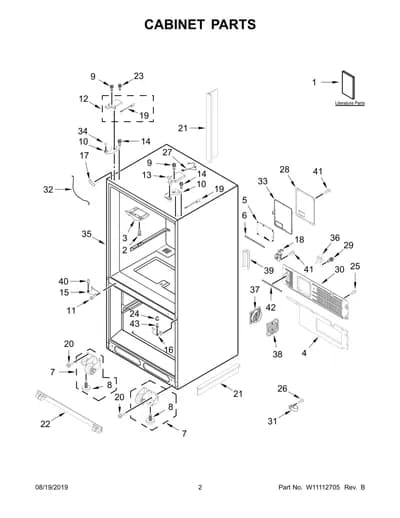 CABINET PARTS