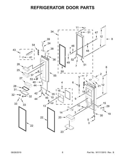 REFRIGERATOR DOOR PARTS