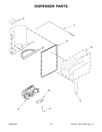 DISPENSER PARTS