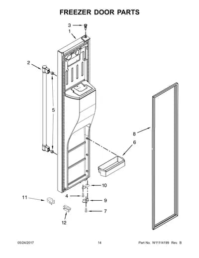 FREEZER DOOR PARTS