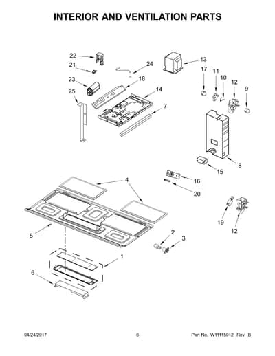 INTERIOR AND VENTILATION PARTS