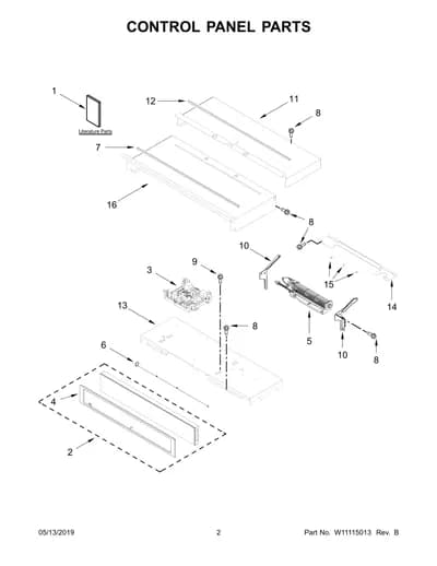 CONTROL PANEL PARTS