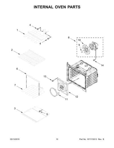 INTERNAL OVEN PARTS