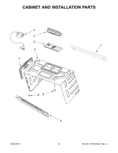 CABINET AND INSTALLATION PARTS