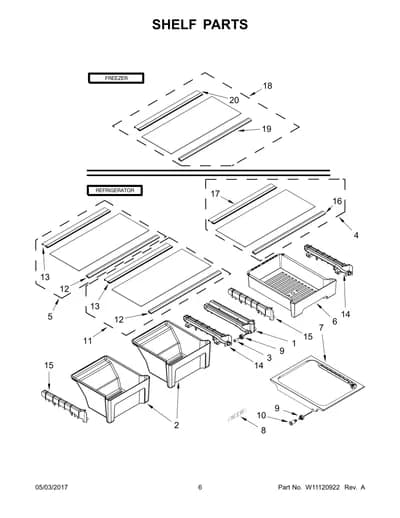 SHELF PARTS