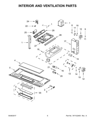 INTERIOR AND VENTILATION PARTS