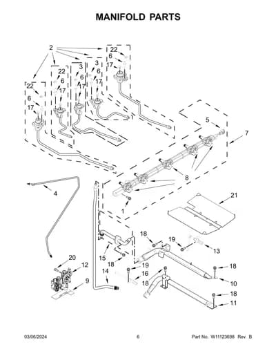MANIFOLD PARTS