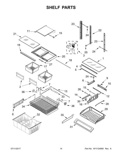 SHELF PARTS