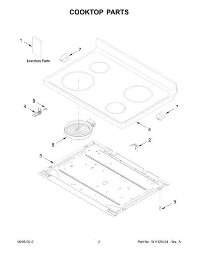 COOKTOP PARTS