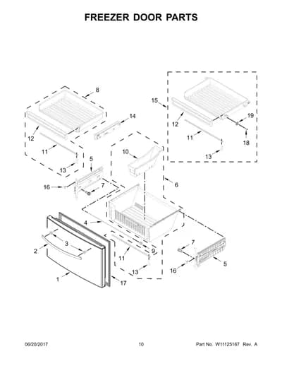 FREEZER DOOR PARTS