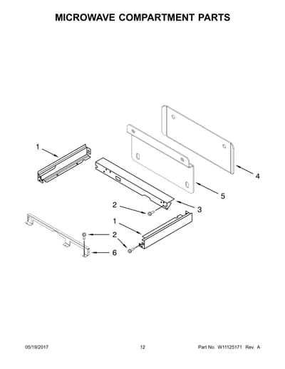 MICROWAVE COMPARTMENT PARTS