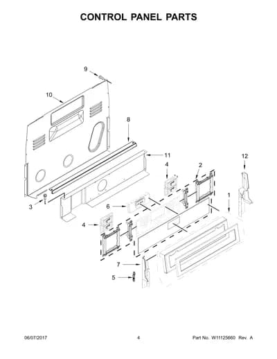 CONTROL PANEL PARTS