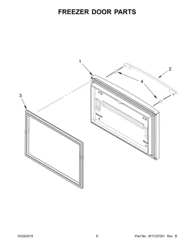 FREEZER DOOR PARTS