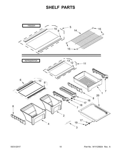 SHELF PARTS