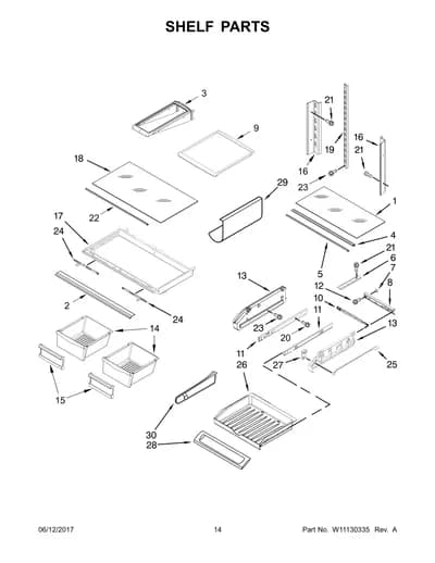 SHELF PARTS
