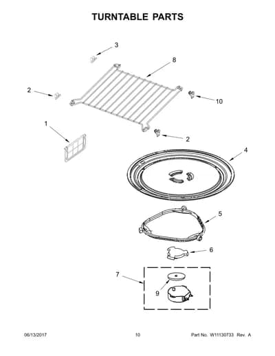 TURNTABLE PARTS