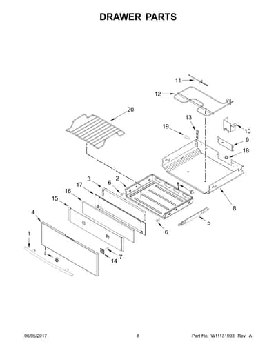 DRAWER PARTS