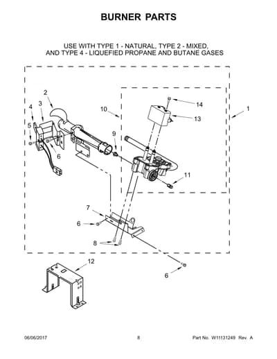 BURNER PARTS
