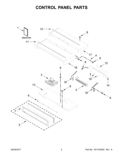 CONTROL PANEL PARTS