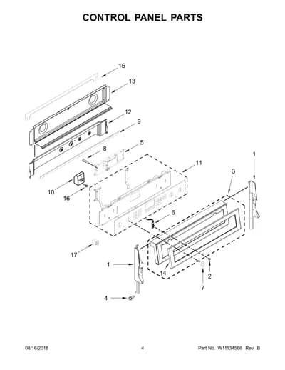 CONTROL PANEL PARTS