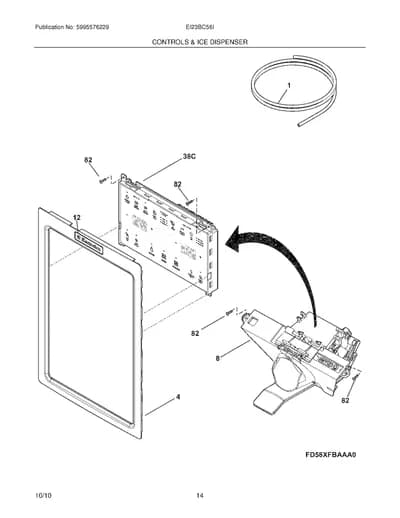 CONTROLS & ICE DISPENSER