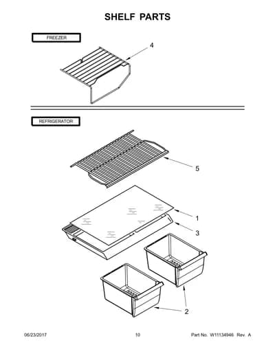 SHELF PARTS