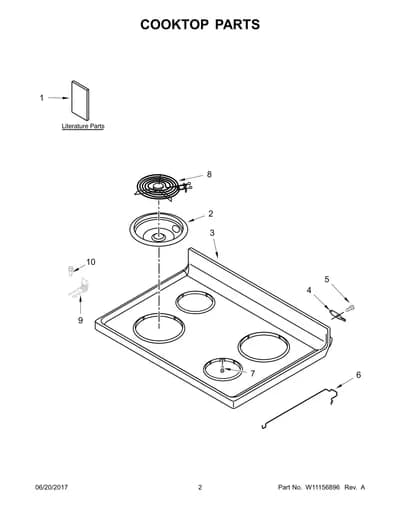 COOKTOP PARTS