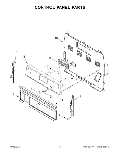 CONTROL PANEL PARTS